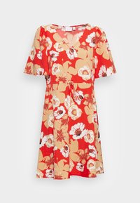 Selecionado, fiery red/beige