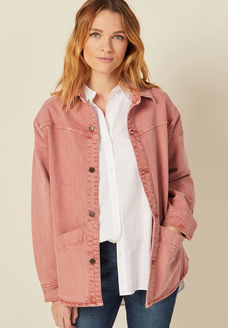 BONOBO Jeans GERADE Denim jacket rose/pink Zalando