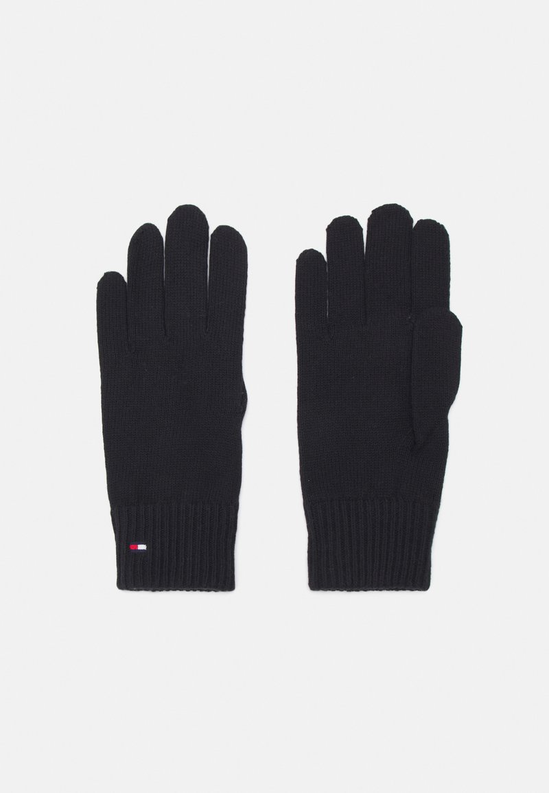 Tommy Hilfiger ESSENTIAL FLAG GLOVES - Fingervantar - black