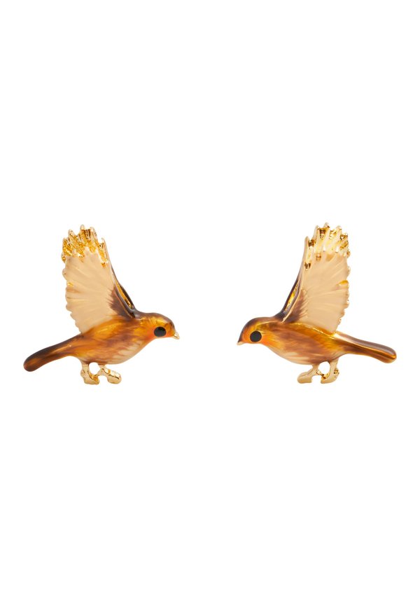 ENAMEL FLYING ROBIN - Ohrringe