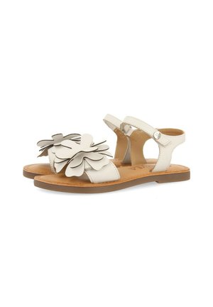 Gioseppo CON ADORNO DE FLORES PARA CRES - Sandalias - blanco