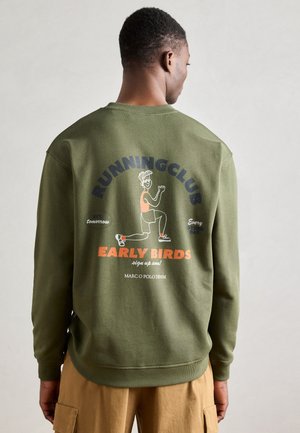CREW NECK PRINT RELAXED FIT - Φούτερ