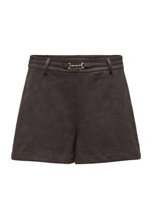 ONLY, ONLMIRA MW FAUX SUEDE SHORTS CC PNT - Short - coffee bean