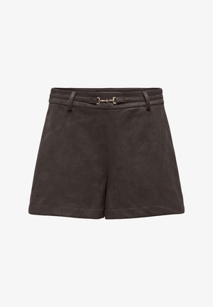 ONLY, ONLMIRA MW FAUX SUEDE SHORTS CC PNT - Short - coffee bean