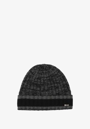 bugatti, FAUX SUEDE AND SHERPA EARMUFFS - Beanie - black