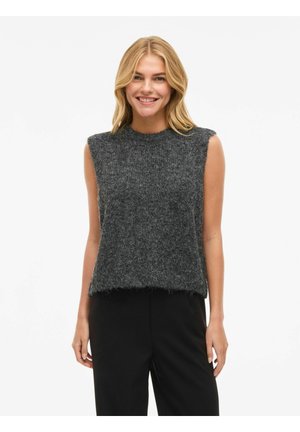 VIMARLEY RUNDHALS - Veste sans manches - dark grey melange