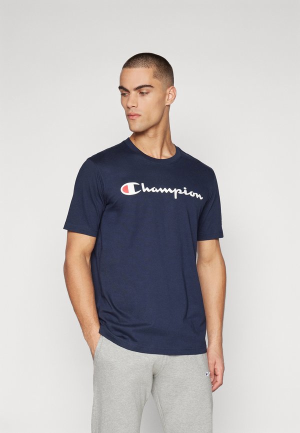 ICONS CREWNECK WITH LARGE LOGO - Print T-shirt - dunkelblau