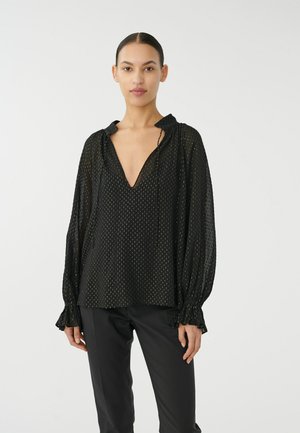 CASSISA - Blouse - lurex black