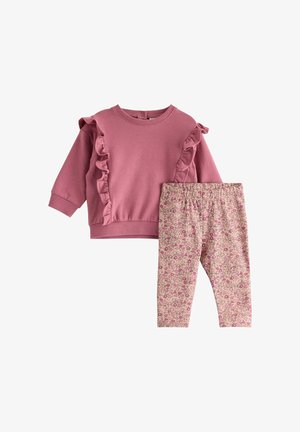 Lindex, LINDEX SET WITH SWEATSHIRT AND LEGGINGS LINDEX - Sweatshirt - dusty pink