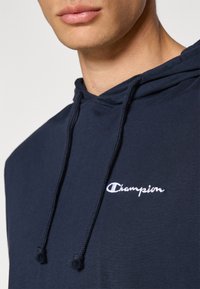 Champion HOODED TEE - T-shirt imprimé - navy