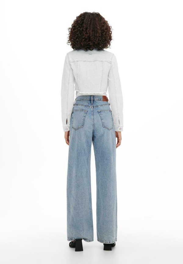 ONLWONDER LS CROPPED - Denim jacket2