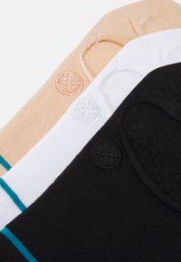 Stance ICON NO SHOW UNISEX 3 PACK - Calzini - white/black