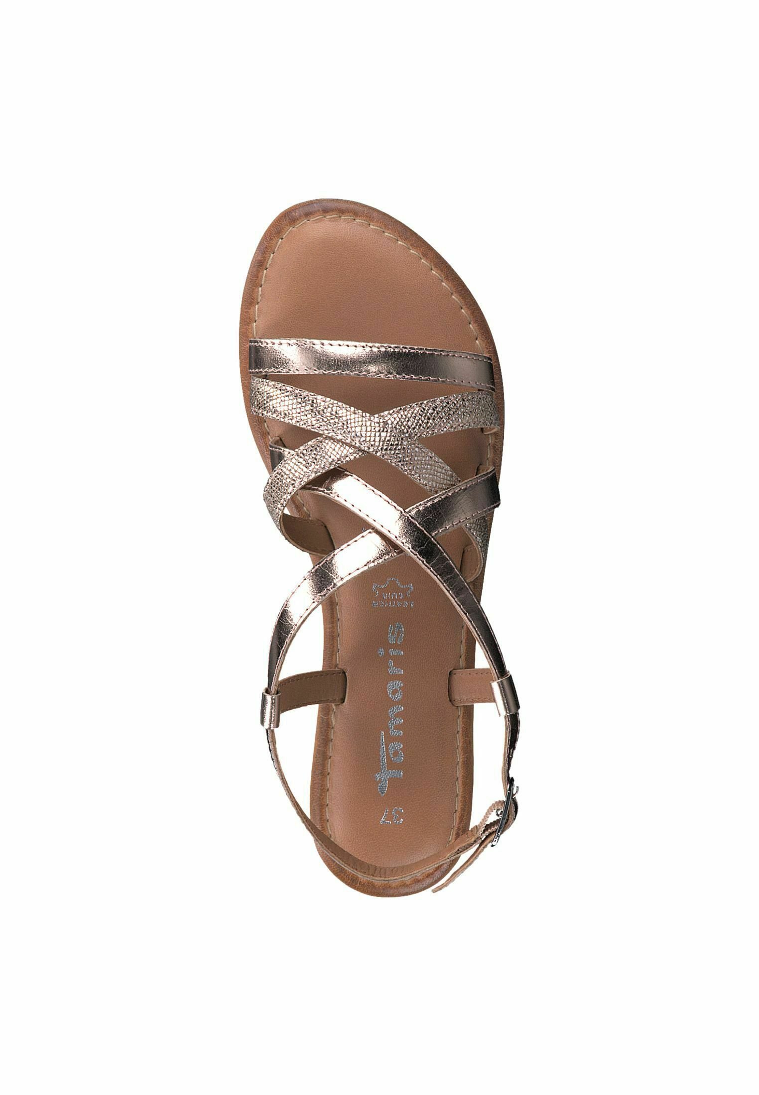 tamaris rose gold sandals