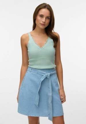 Aware VMVILJA V-NECK VMA - Topp - silt green