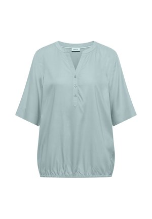 Cecil, KURZARM BLUSE MIT SPLIT NECK - Pusero - crystal mint