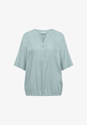 Cecil, KURZARM BLUSE MIT SPLIT NECK - Pusero - crystal mint