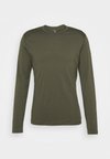 CREWE - Topper langermet - OLIVE