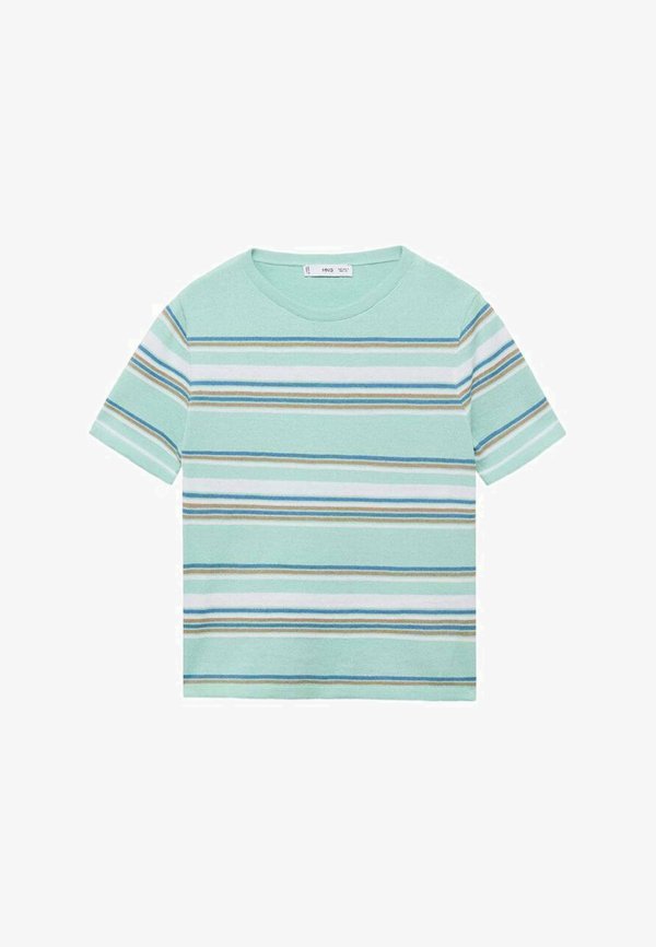 Print T-shirt - mintgroen2