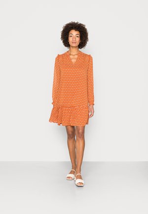 FLIRTY DRESS - Vestido de dia - toffee