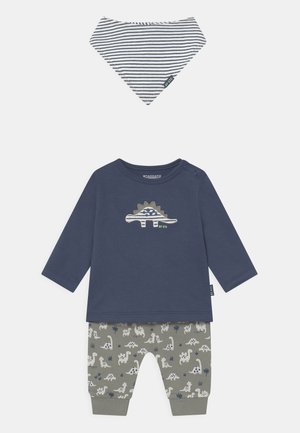SET - Broek - dark blue/khaki
