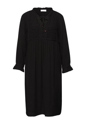 Street One Studio, KNIELANGES KLEID MIT EMBROIDERY - Etuikleid - black