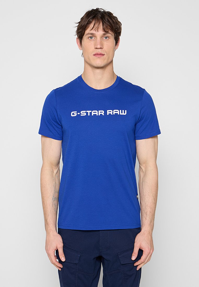 G-Star T-shirt print blauwgrijs