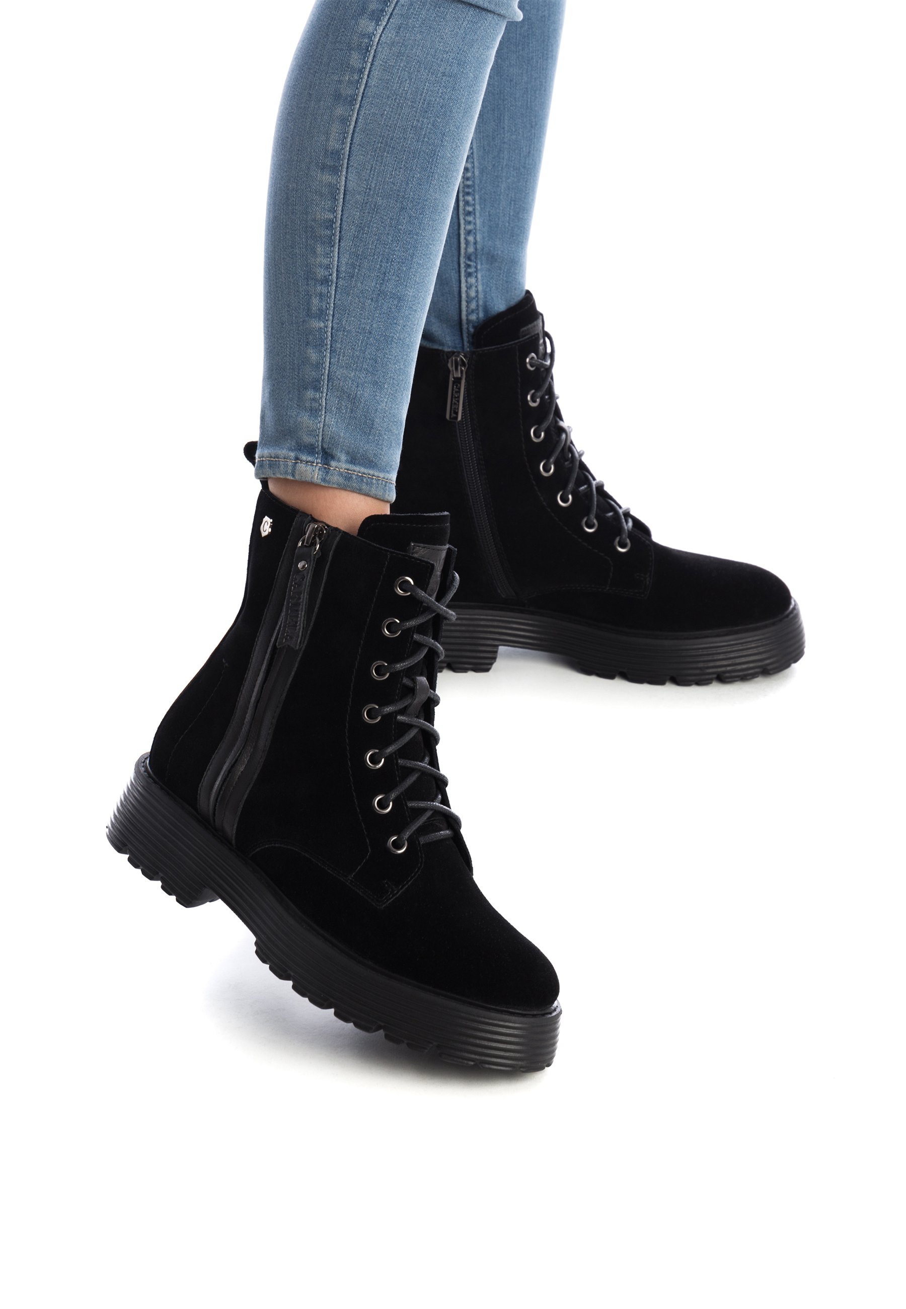 Carmela Botines con cordones - black/negro - Zalando.es