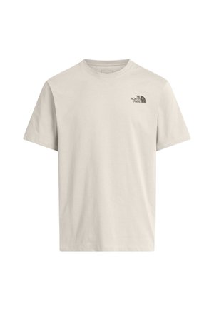 The North Face, T-Shirt print - white dune mocha brown
