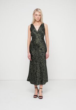 OLLY V NECK MAXI - Μάξι φόρεμα - forest green