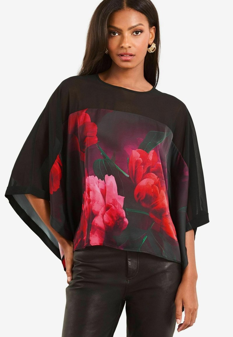 Lipsy YOKE FLORAL - Tunika - red