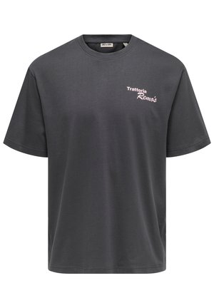 Only & Sons, ONSNATHAN - T-shirt con stampa - grey