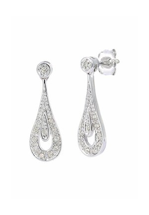DIAMANT L'ÉTERNEL TEARDROP DESIGN  - Ohrringe - white gold