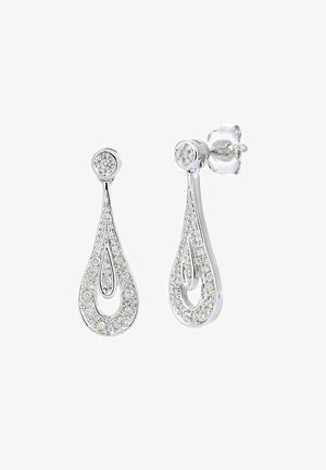 DIAMANT L'ÉTERNEL TEARDROP DESIGN - Naušnice - white gold