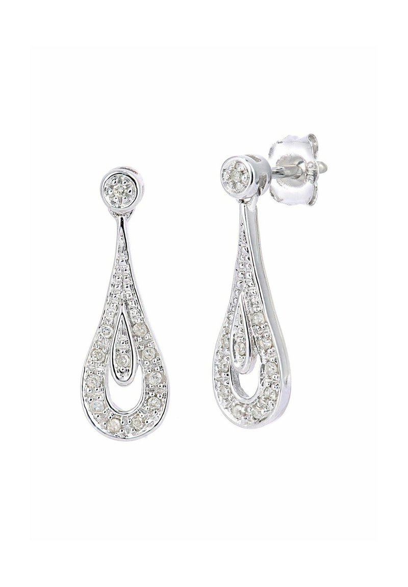 DIAMANT L'ÉTERNEL TEARDROP DESIGN  - Auskarai - white gold