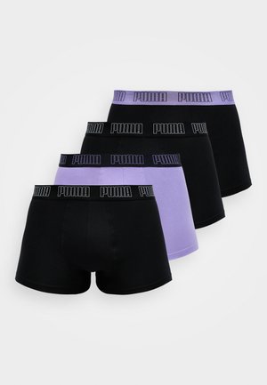 MEN EVERYDAY TRUNK 4 PACK - Boxer brief - black/purple