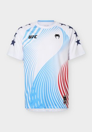 Venum, UFC WHITE HOUSE BY VENUM - Tekninen t-paita - white/blue/red
