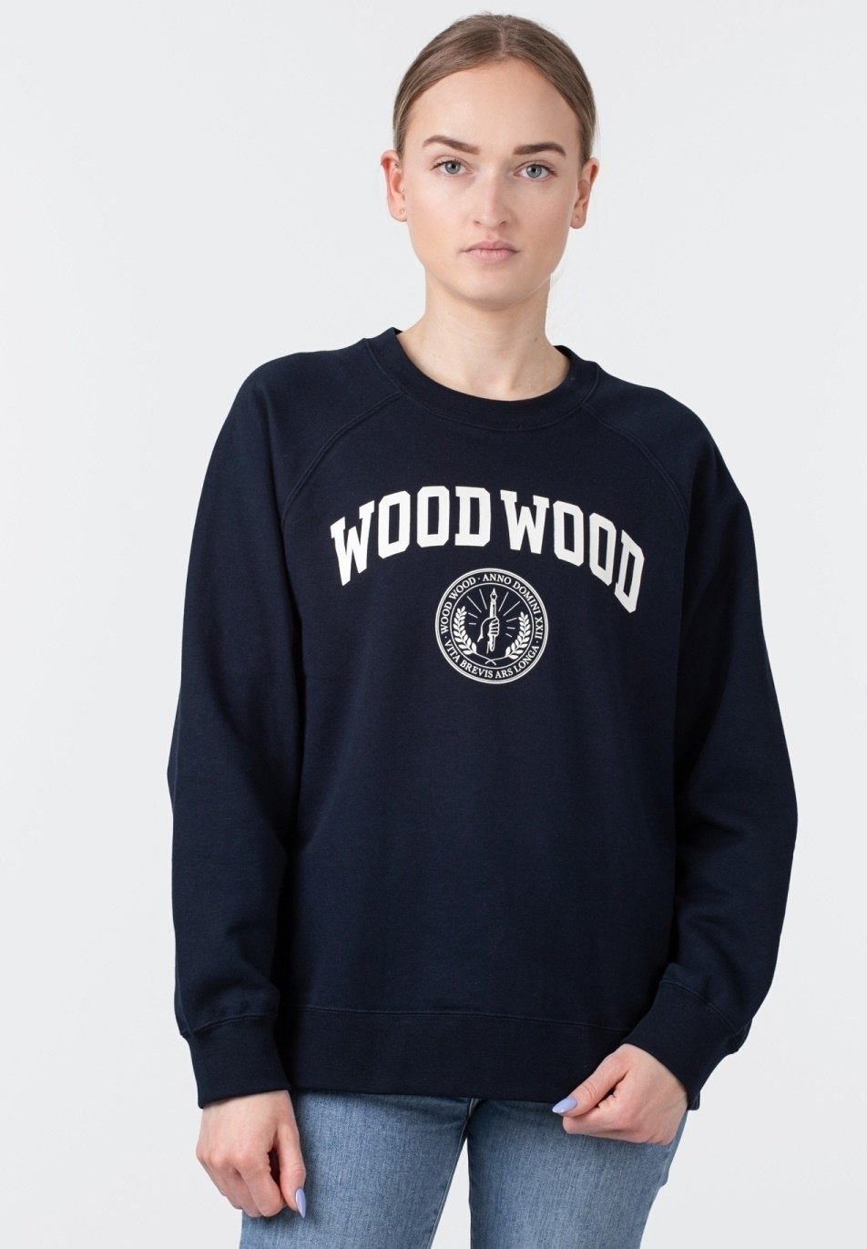 Wood Wood HOPE IVY - Sweatshirt - navy/dunkelblau - Zalando.de