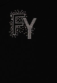 Freddy CAPPUCCIO E CON LOGO IN STRASS - Sudadera con cremallera - nero