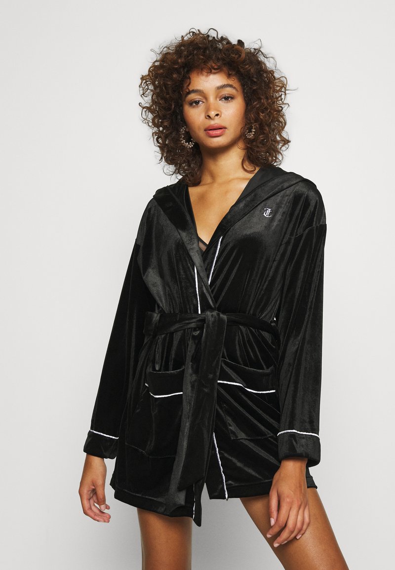Juicy Couture RILEY ROBE Dressing gown black Zalando.ie