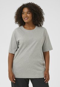 Kaffe Curve MINA - T-shirt basic - grey melange