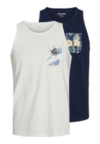 CHILL POCKET TANK SL 2PK MP - Topper - navy blazer pack with cloud dancer