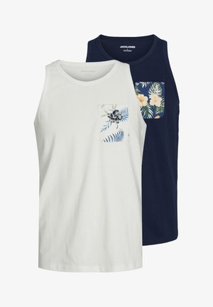 CHILL POCKET TANK SL 2PK MP - Toppi - navy blazer pack with cloud dancer