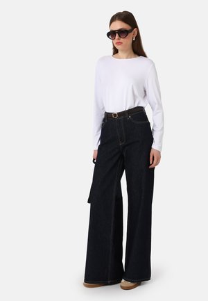 Flared jeans - black