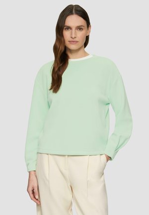 s.Oliver GLATTES SCUBA IM RELAXED FIT - Jumper - ozeangrün