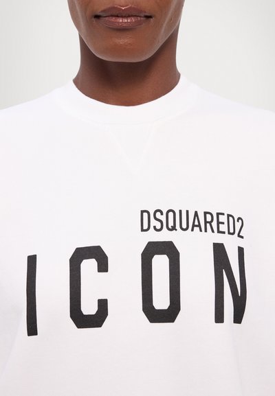 DSQUARED2 ICON COOL FIT CREWNECK - Sweatshirt - white