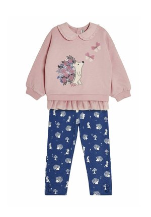 APPLIQUÉ FRILL SET-REGULAR FIT - Retuusid - püksid - pink hedgehog