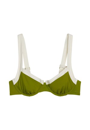 Marc O'Polo, CONTRAST BINDING - Bikini pezzo sopra - golden cypress