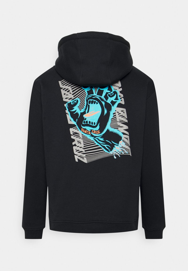 Damen Sweatshirts | Santa Cruz SPLIT STRIP HAND HOOD UNISEX Sweatshirt black/schwarz - DR55319 Damen Sweatshirts | Santa Cruz SPLIT STRIP HAND HOOD UNISEX Sweatshirt black/schwarz - DR55319