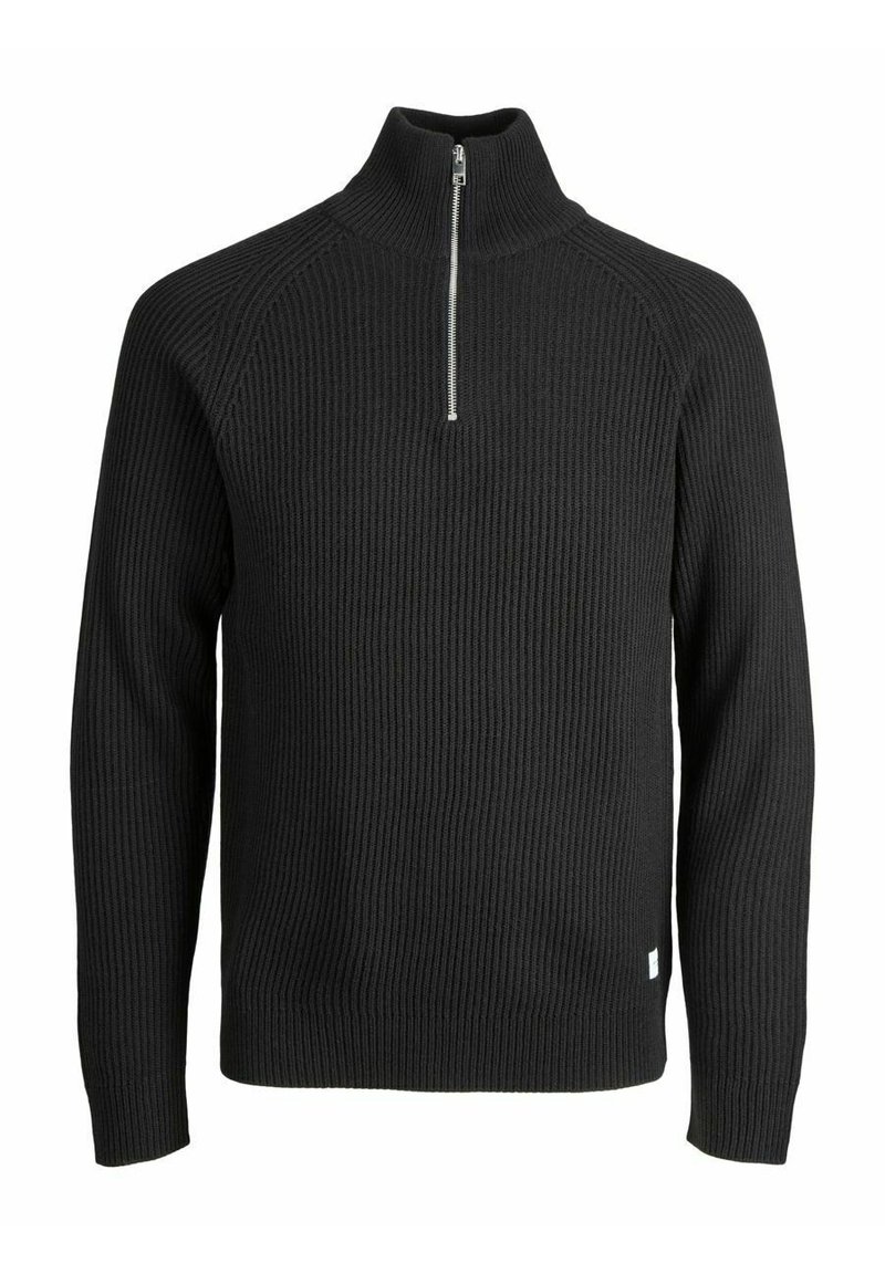 Jack & Jones PLUS SIZE HALF ZIP Maglione black/nero Zalando.it