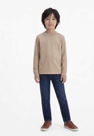 Abercrombie & Fitch TEE 3 PACK - Hosszú ujjú felső - vintage indigo